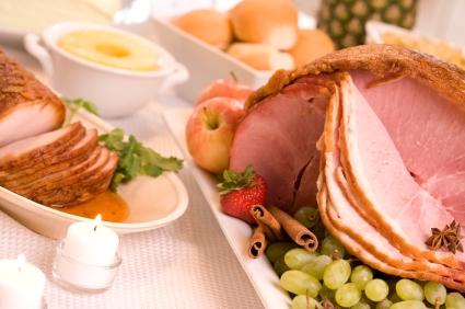 Ham dinner for Easter Ham dinner for Easter